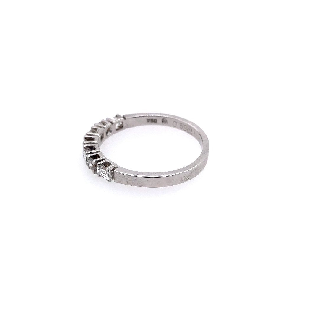 antiker-echtschmuck-antike-ringe-Ring Weissgold 750 mit Diamanten &amp; Brillanten-10785-Prejou