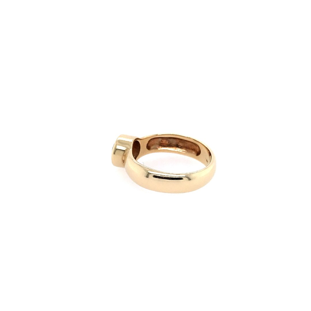 Vintage Verlobungsring-Solitaire Ring Gelbgold 585 mit Brillant 1 ct-10422-Prejou