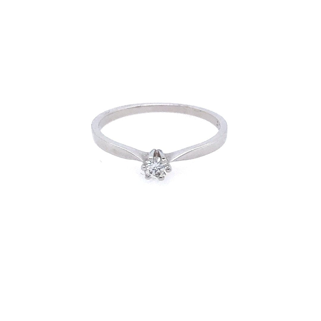 antiker-echtschmuck-antike-ringe-Solitaire Weissgold 750 mit Brillant-10412-Prejou